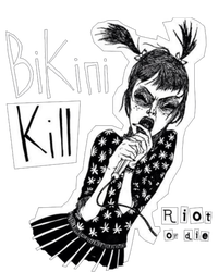 Bikini Kill Girl Funny Girl Power Canvas