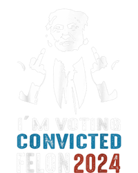 IM Voting Convicted Felon 2024 Trump Funny Quote Baby Long Sleeve Bodysuit