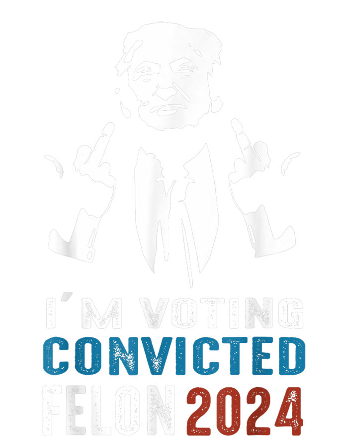 IM Voting Convicted Felon 2024 Trump Funny Quote Baby Long Sleeve Bodysuit