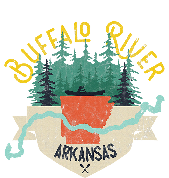 Buffalo River Arkansas National Park River Floating Kayak Tall T-Shirt