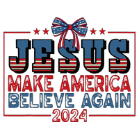 Jesus Make America Believe Again 2024 Election Usa Doggie Tank