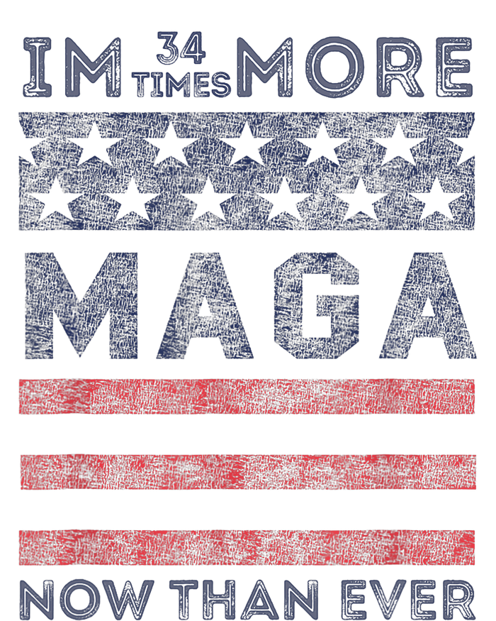 IM 34 Times More Maga Now Than Ever Felon Trump 2024 Cool Comfort Performance Bucket Hat