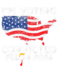 IM Voting Convicted Felon 2024 Funny Pro Trump Us Map Women’s Perfect Tri Rocker Tank