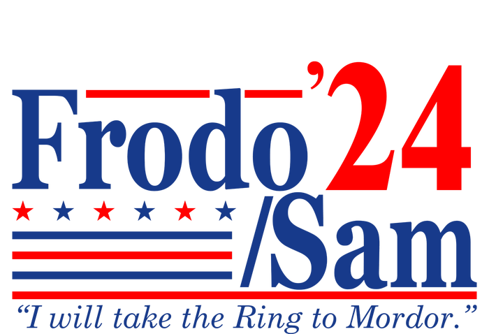 Frodo Sam 2024 I Will Take The Ring To Mordor Funny T-Shirt