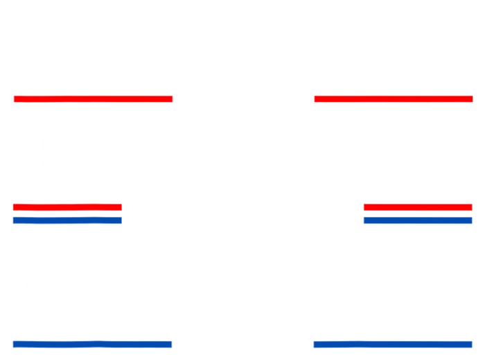 IM Voting For The Outlaw Wanted For President Trump 2024 Women's Crop Top Tee