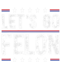 LetS Go Felon Voting For The Convicted Felon Funny 2024 PosiCharge RacerMesh Polo