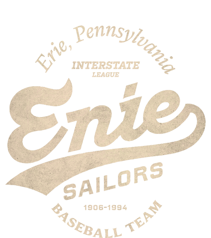 Erie Sailors A Minor League Baseball Team Pennsylvania 1906 Zip Tote Bag