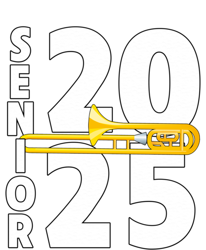 Trombone Player Senior Class Of 2025 Marching Band Student Great Gift T-Shirt