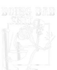 Funny Father Doing Dad Shit Skeleton Toilet Premium Hoodie