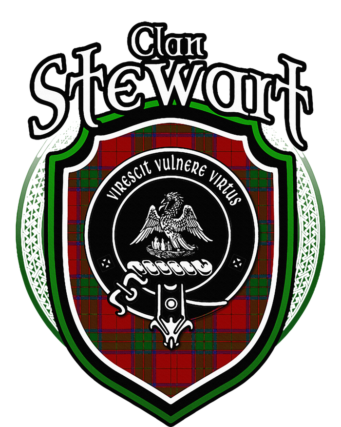 Stewart Clan Crest Scottish Clan Stewart Family Badge Tall Hoodie