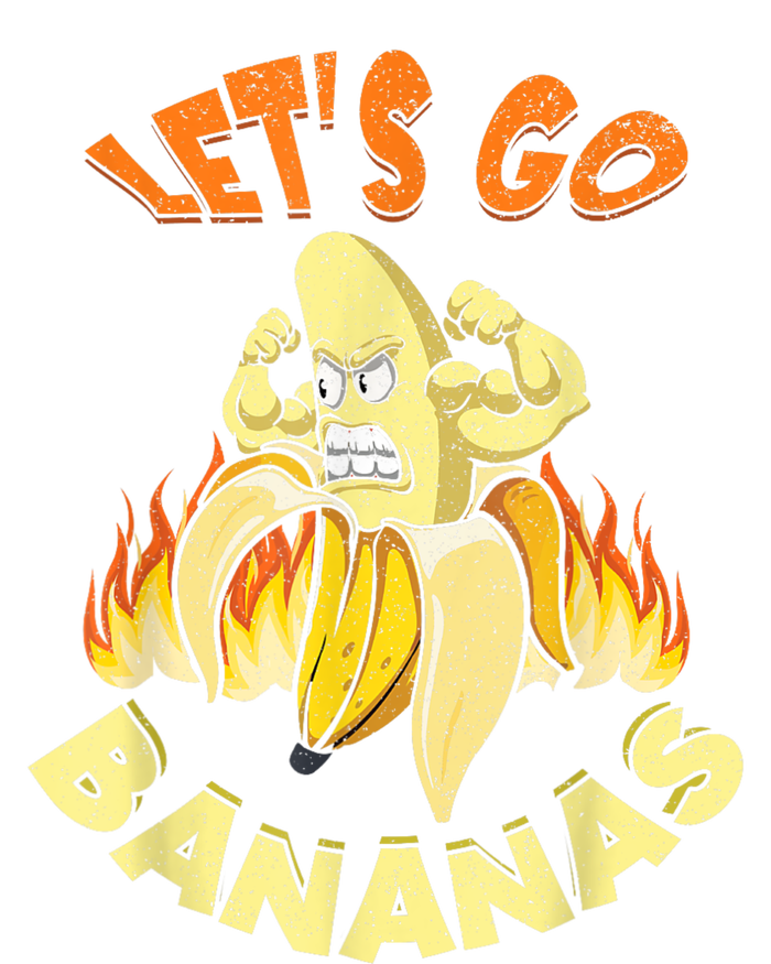 LetS Go Banana Muscle Banana Meme Funny Banana Coaster