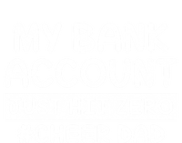 Funny My Bank Account Just Hit Zero Cheer Dad Humor Father Gift Sustainable Beanie