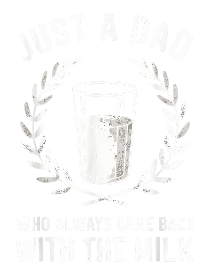 Just A Dad Who Always Came Back With The Milk Fathers Day Valucap Bio-Washed Visor