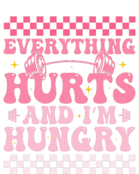 Everything Hurts And Im Hungry Workout Gym Kids Long Sleeve Shirt