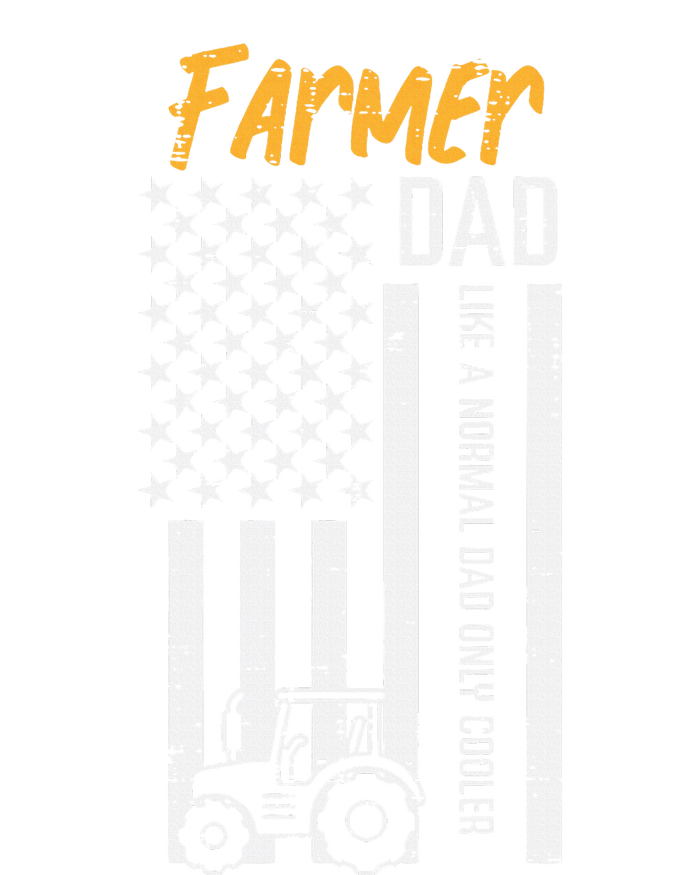 Farmer Dad Like Normal Only Cooler Us Flag T-Shirt