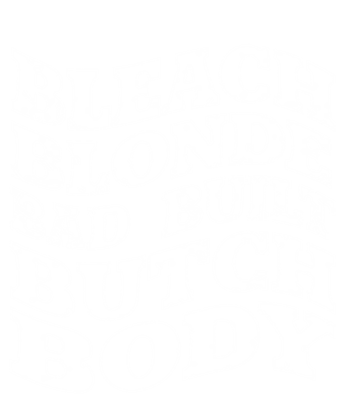 Bleach Blonde Bad Built Butch Body Retro Vintage Funny Gift Women's Racerback Tank