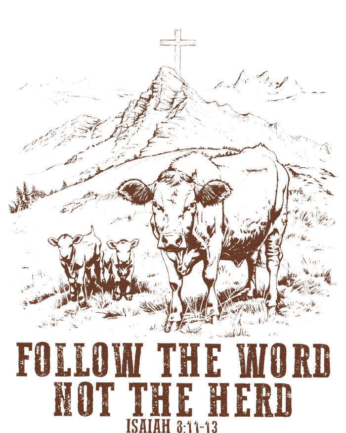 Follow The Word Not The Herd Isaiah 8:11:13castles Long Sleeve Pajama Set