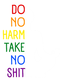 Pride Do No Harm Take No Shit Funny Gift V-Neck T-Shirt