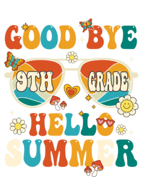 Retro Groovy Goodbye 9th Grade Graduation Hello Summer Funny Gift Insulated Varsity Jacket