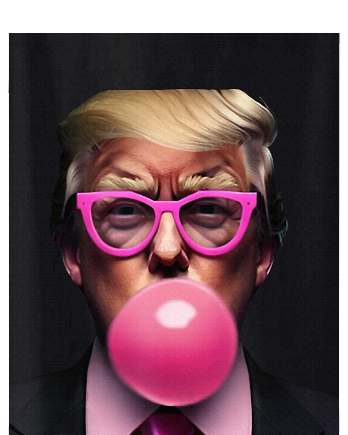 Donald Trump In Pink Blowing Bubble Gum Pro Trump 2024 Tank Top