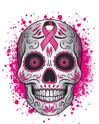 Sugar Skull Breast Cancer Awareness 2024 Women's Fleece Hoodie