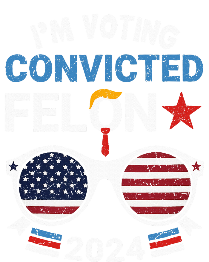 I Am Voting Convicted Felon 2024 Retro 2024 Convicted Felon Women’s Perfect Tri Rocker Tank