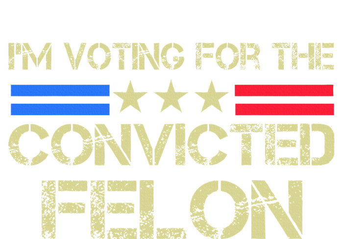 IM Voting For The Convicted Fellon 2024 Us Flag Pro Trump Women's Tri-Blend 3/4-Sleeve Raglan Shirt