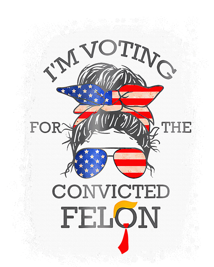 Convicted Felon IM Voting Convicted Felon Cropped Pullover Crew