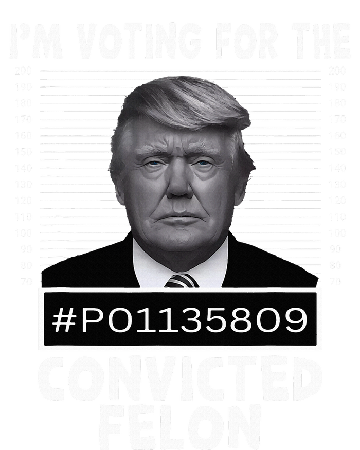 IM Voting For The Convicted Felon Trump Mugshot Pro Trump T-Shirt