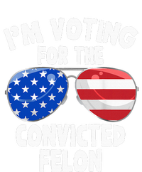 IM Voting For The Convicted Felon Funny Pro 2024 Tie-Dye Long Sleeve Shirt