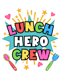 School Lunch Hero Squad A Food Service Team Lunch Hero Crew Cool Gift T-Shirt