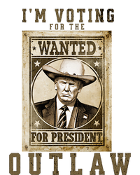 IM Voting For The Outlaw Wanted For President Trump 2024 Women's T-Shirt