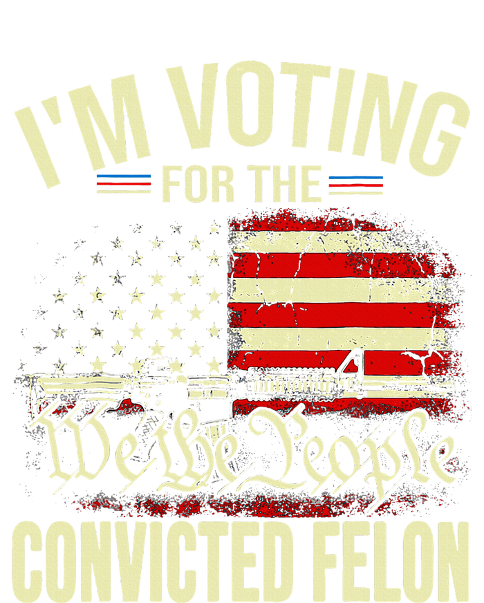 Trump 2024 Convicted Felon IM Voting Convicted Felon 2024 T-Shirt