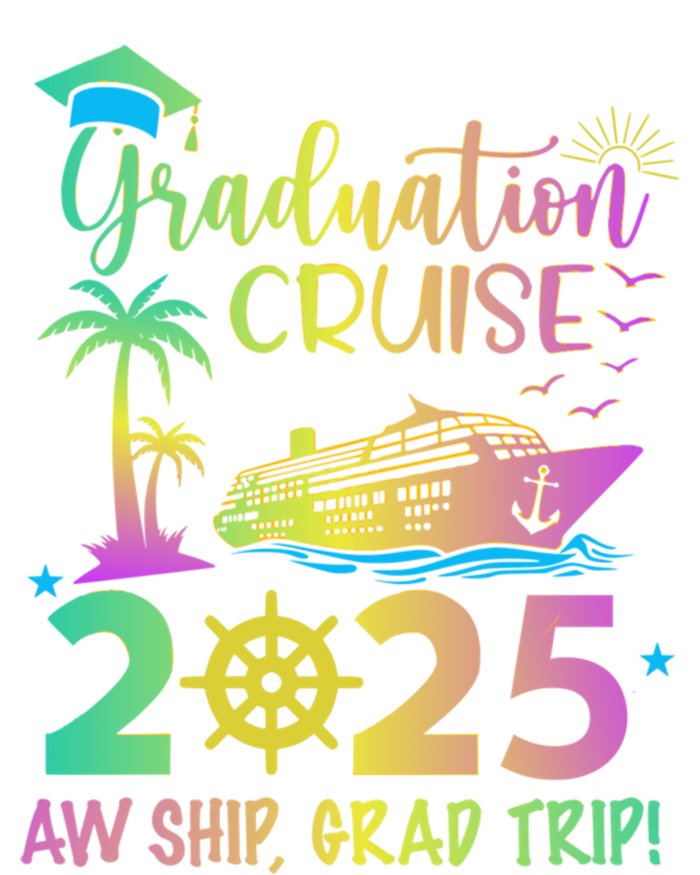 Senior 2025 Graduation Cruise Aw Ship Grad Trip Party Cool Gift T-Shirt