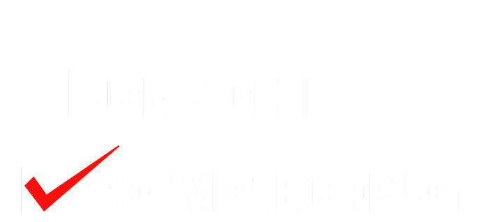 Joe Biden Vs Convicted Felon Funny Ballot Paper Voting Humor T-Shirt