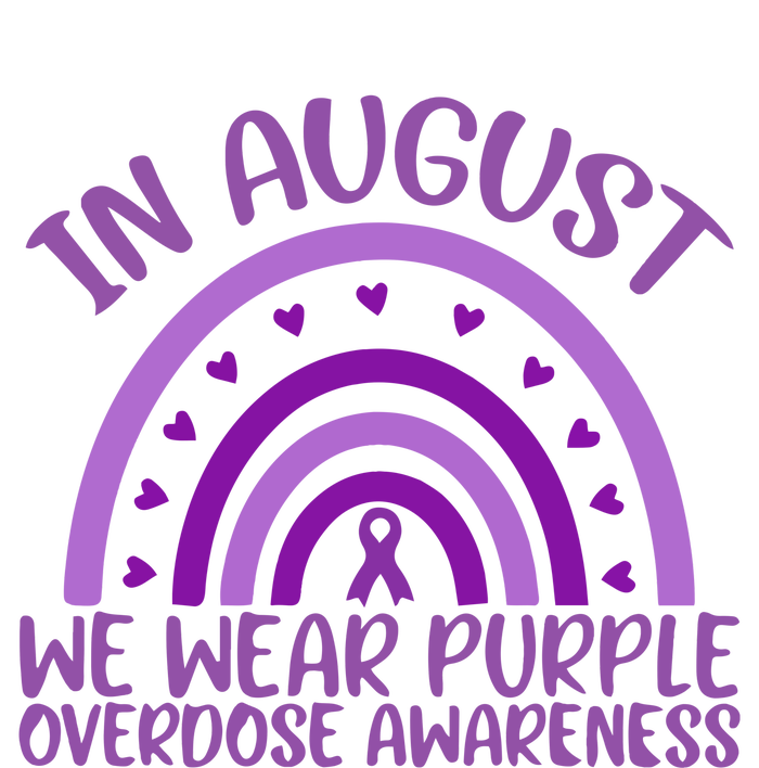 In August We Wear Purple Overdose Awareness Pajama Set