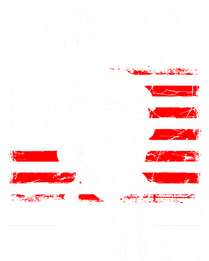 IM Voting For The Outlaw Not The Ki.D Sniffer Trump 2024 Hoodie