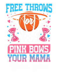 Free Throws Or Pink Bows Your Mama Loves You Gender Reveal Gift Women's Racerback Tank