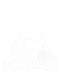 Funny Truck Driver Fathers Day Gift Best Truckin Dad Ever Valucap Bio-Washed Visor