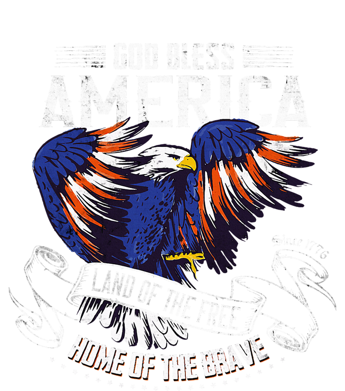 God Bless America Land Of The Free Because Of The Brave Women's T-Shirt