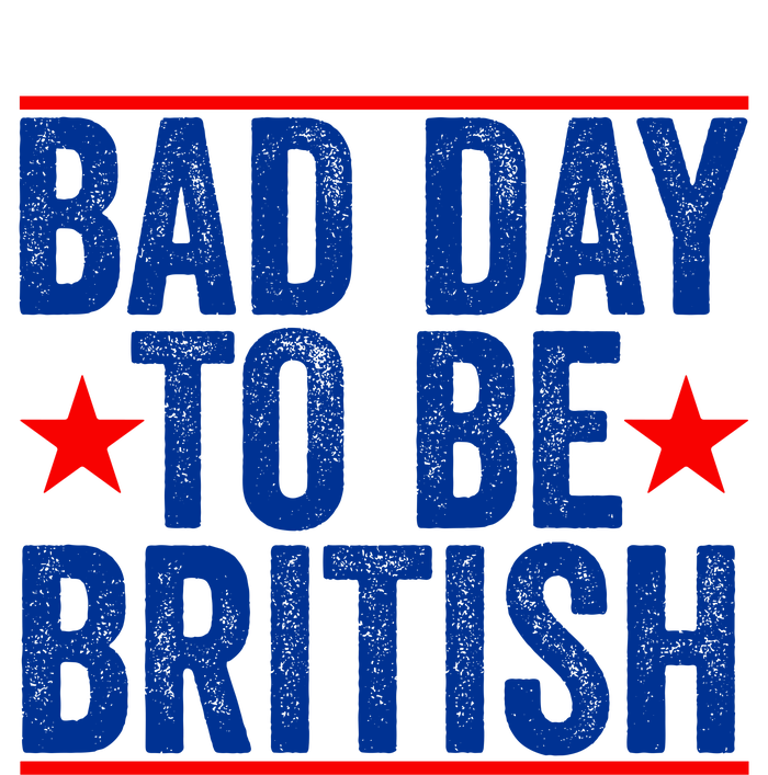 Bad Day To Be British Funny 4th Of July 12 oz Stainless Steel Tumbler Cup