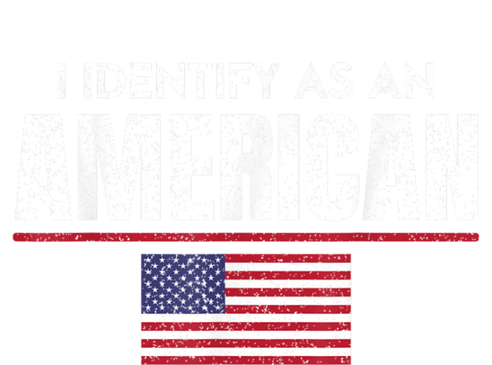 I Identify As An American No Identity Politics Usa Flag T-Shirt