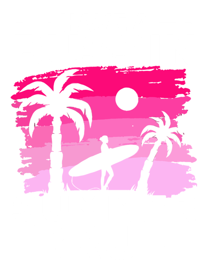 Funny Summer Out Of School Quote Have A Bussin Summer Bruh Gift Premium T-Shirt