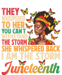 Juneteenth Women I Am The Storm Black Freedom 1865 T-Shirt