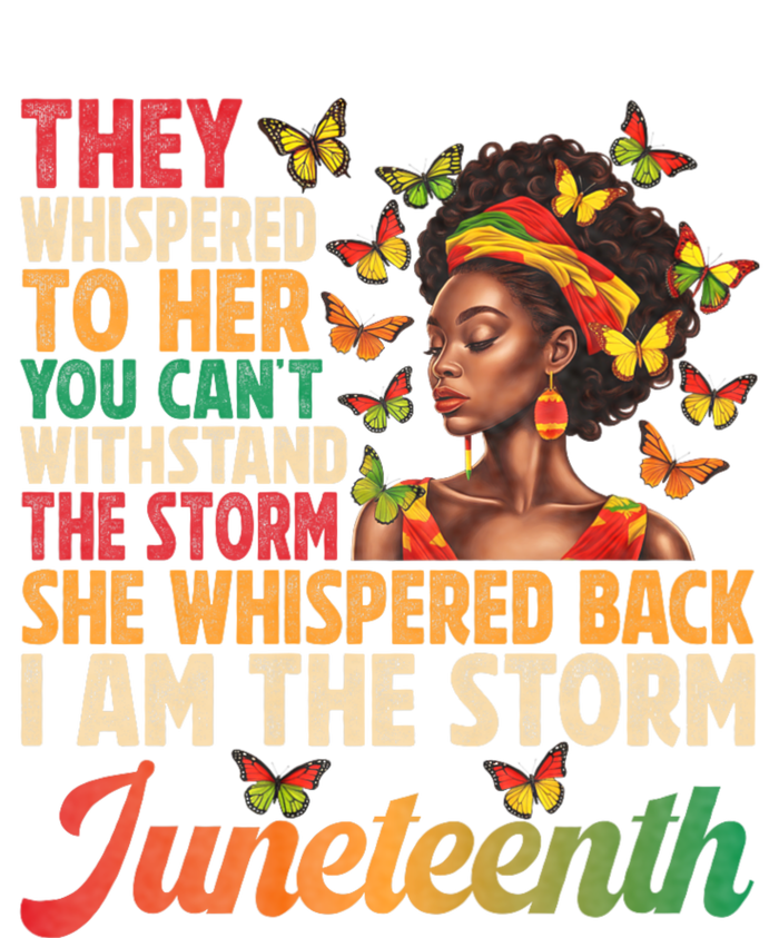 Juneteenth Women I Am The Storm Black Freedom 1865 T-Shirt