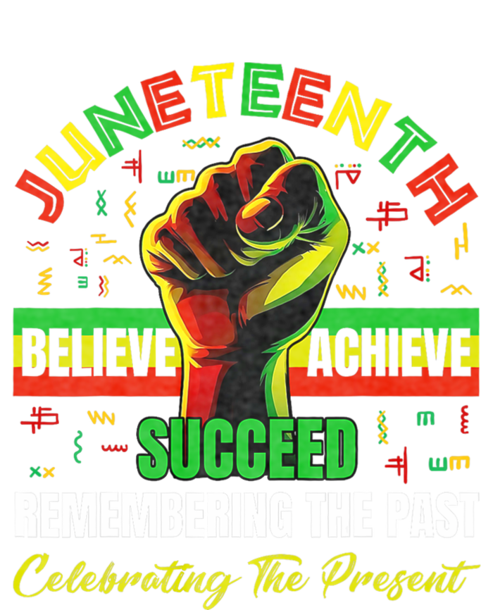 Juneteenth Believe Succeed Remembering The Past Affrican T-Shirt