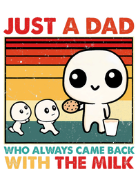 Just A Dad Who Always Came Back With The Milk Retro Father T-Shirt