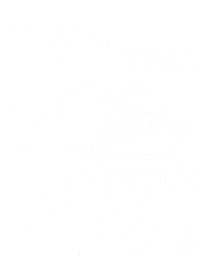 Cruising Husband Wife Couple Summer Alaska Cruise 2024 Funny Sustainable Beanie