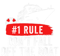 Funny Cruise Ship Rule #1 DonT Fall Off The Boat Funny Cruise Ship Meme Ladies Essential Flowy Tank