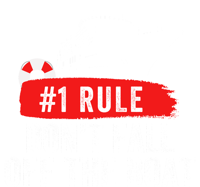 Funny Cruise Ship Rule #1 DonT Fall Off The Boat Funny Cruise Ship Meme Ladies Essential Flowy Tank